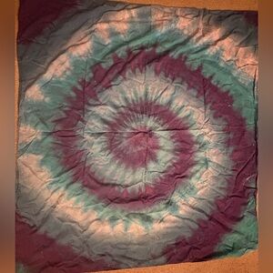 Tie-Dye Spiral Tapestry